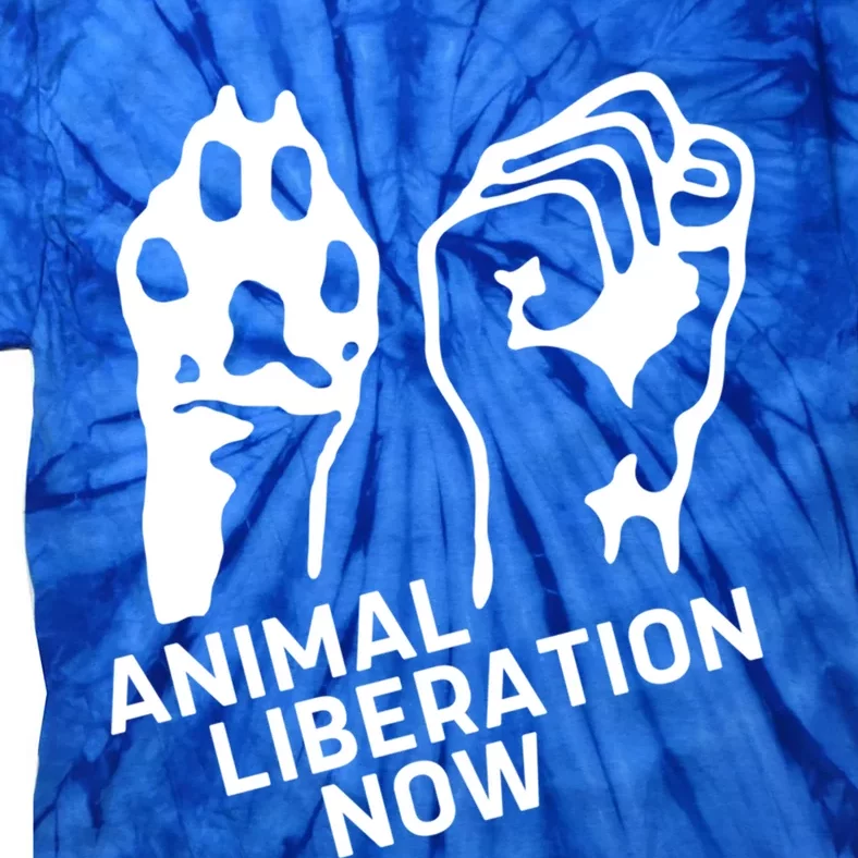 Animal Liberation Gift Animal Rights Vegan Gift Tie-Dye T-Shirt