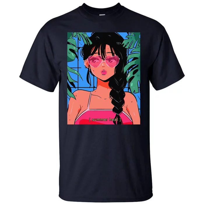 Anime Lofi Girl Vaporwave Egirl Aesthetic Japanese Otaku Tall T-Shirt