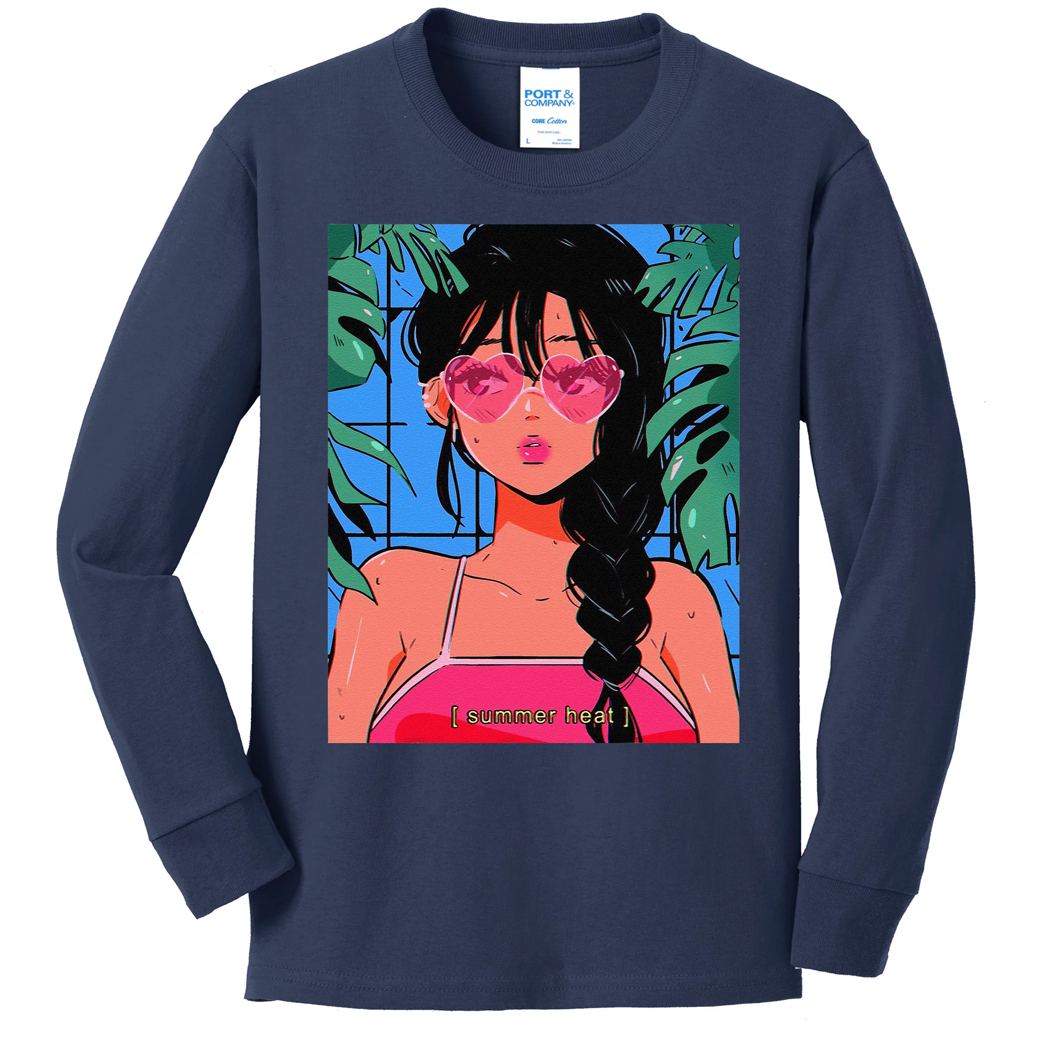 Amazon.com: Vaporwave Aesthetic Anime Girl Alt Indie Unhappy End T-Shirt :  Clothing, Shoes & Jewelry