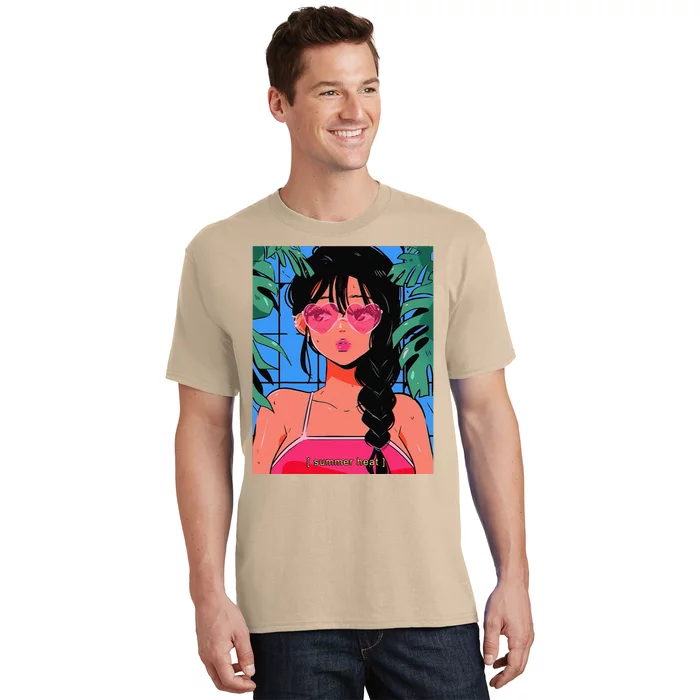 Anime Lofi Girl Vaporwave Egirl Aesthetic Japanese Otaku T-Shirt