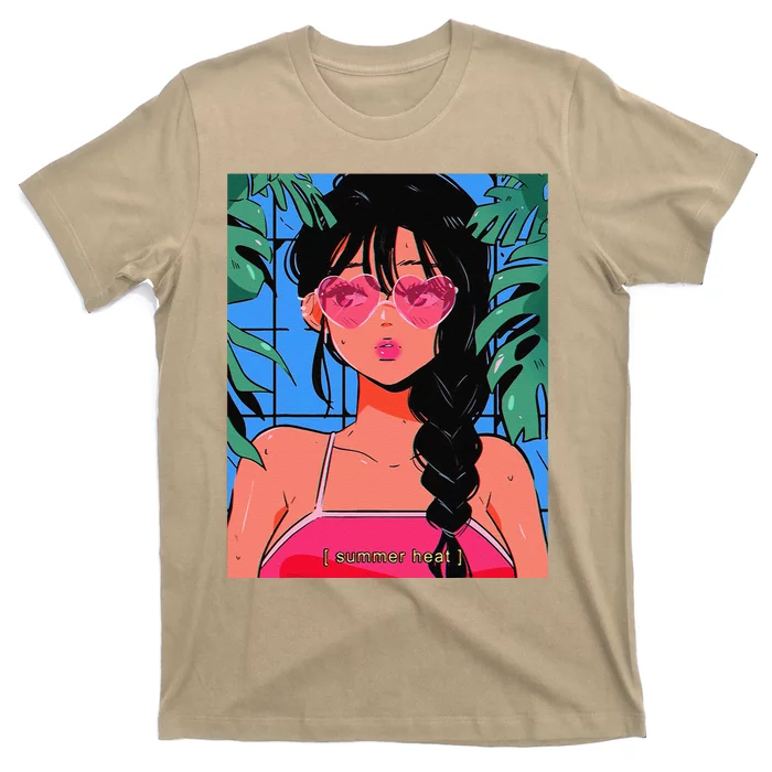 Anime Lofi Girl Vaporwave Egirl Aesthetic Japanese Otaku T-Shirt