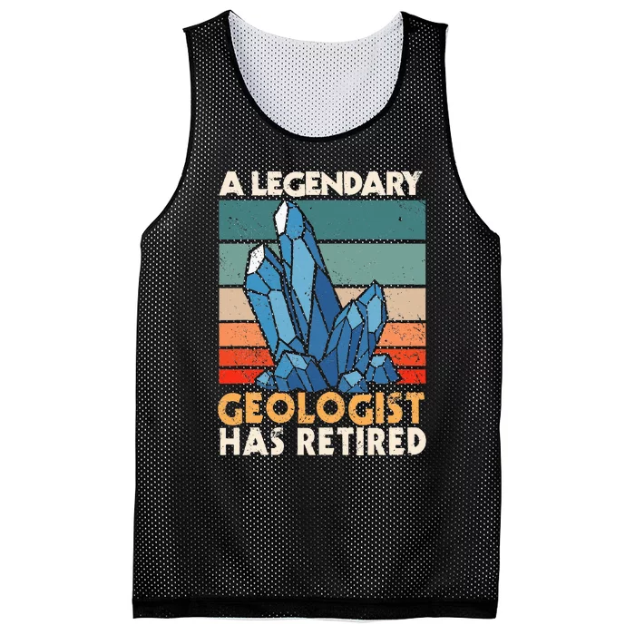 A Legendary Geologist Has Retired Retiree Earth Pension Mesh Reversible Basketball Jersey Tank