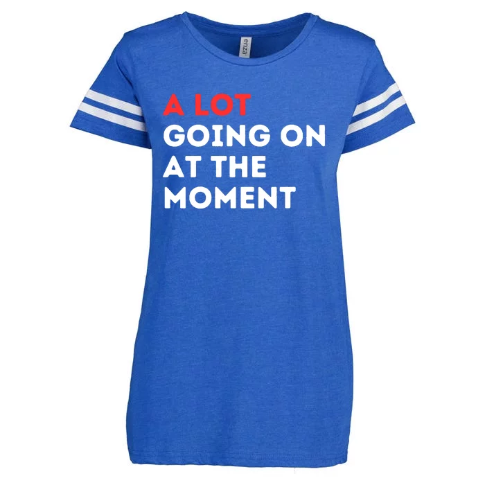 A Lot Going On At The Moment Enza Ladies Jersey Football T-Shirt