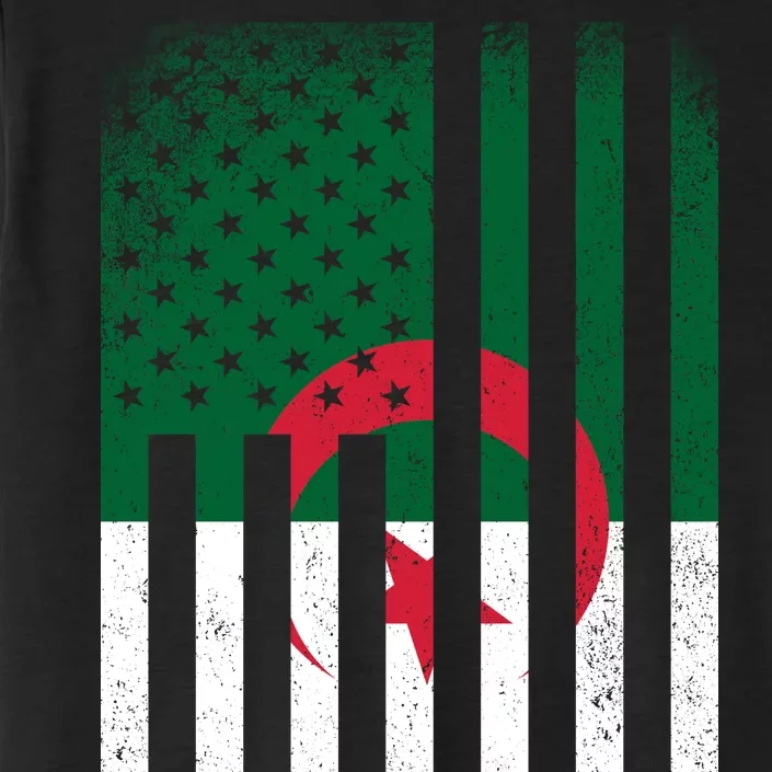 Algeria United States of America USA Flag ChromaSoft Performance T-Shirt