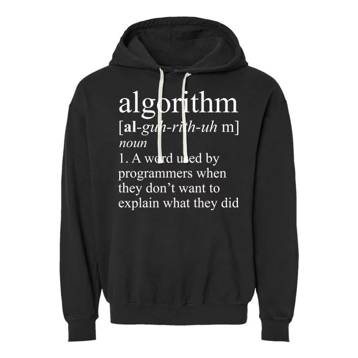 Algorithm Definition Garment-Dyed Fleece Hoodie