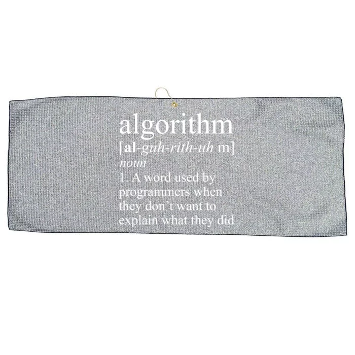 Algorithm Definition Large Microfiber Waffle Golf Towel