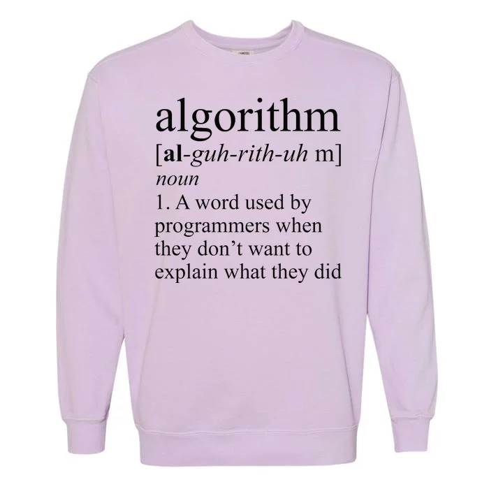 Algorithm Definition Garment-Dyed Sweatshirt