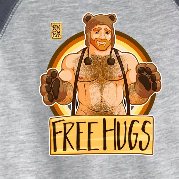 Adam Likes Hugs Bear Pride Ginger Edition Toddler Fine Jersey T-Shirt