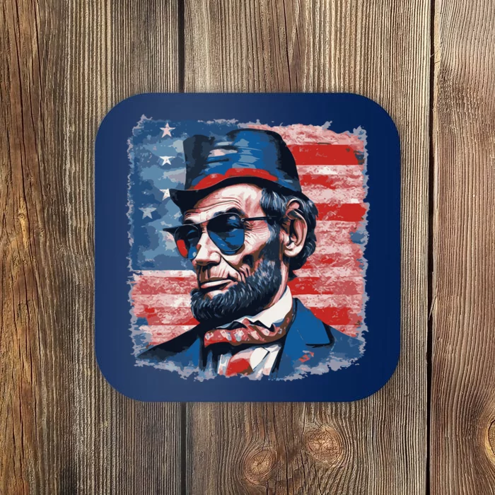 Abraham Lincoln Honest Abe Patriot Coaster