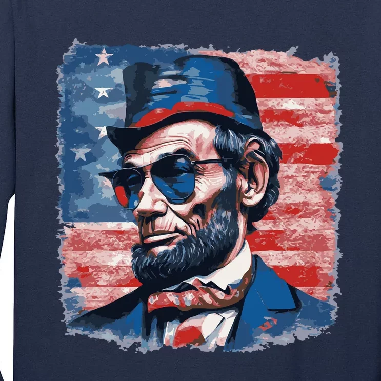 Abraham Lincoln Honest Abe Patriot Tall Long Sleeve T-Shirt