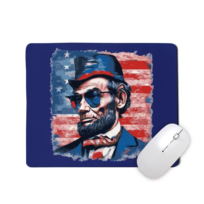 Abraham Lincoln Honest Abe Patriot Mousepad