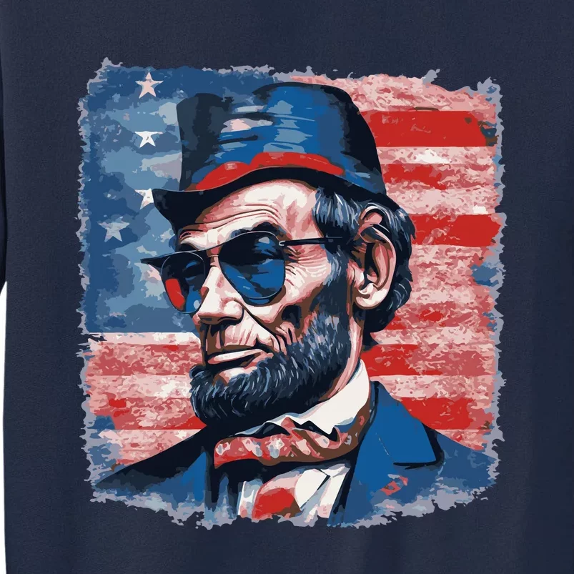 Abraham Lincoln Honest Abe Patriot Tall Sweatshirt