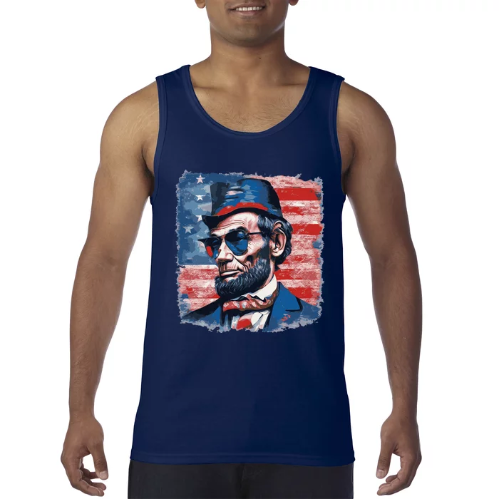 Abraham Lincoln Honest Abe Patriot Tank Top