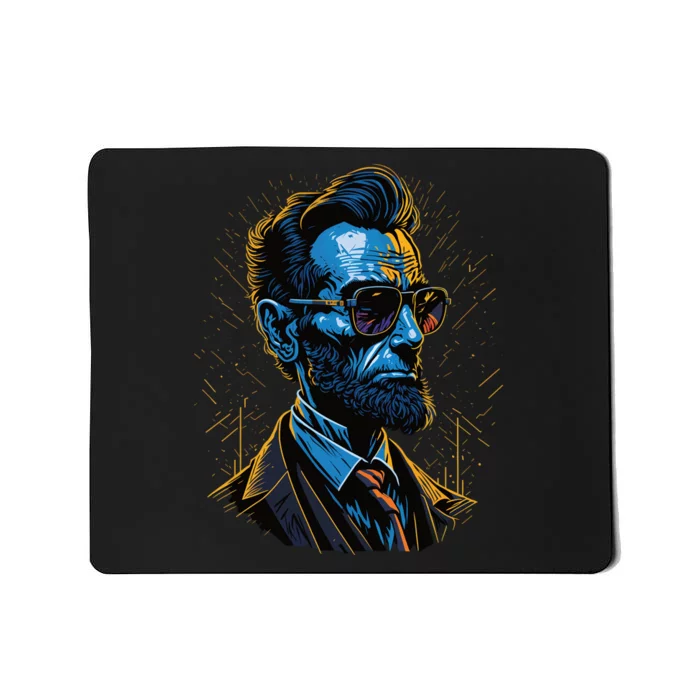 Abraham Lincoln Hip Graffiti Style Mousepad