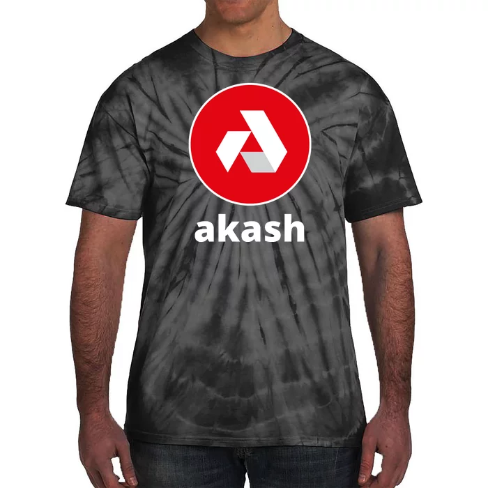 Akash Logo Hodl Akash Akash Network Crypto Akash Crypto Tie-Dye T-Shirt