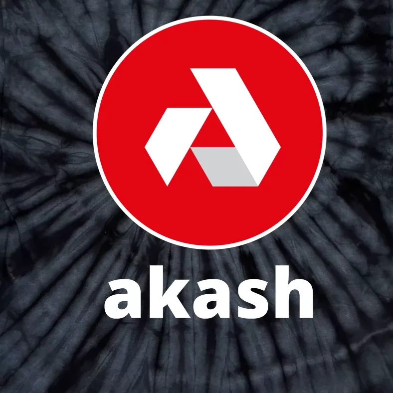 Akash Logo Hodl Akash Akash Network Crypto Akash Crypto Tie-Dye T-Shirt