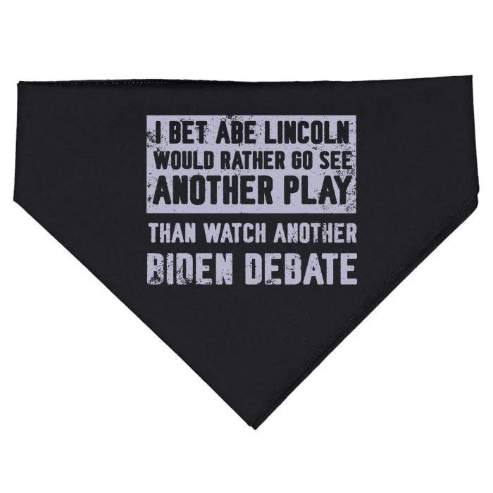 Abe Lincoln Humor Funny Quote USA-Made Doggie Bandana