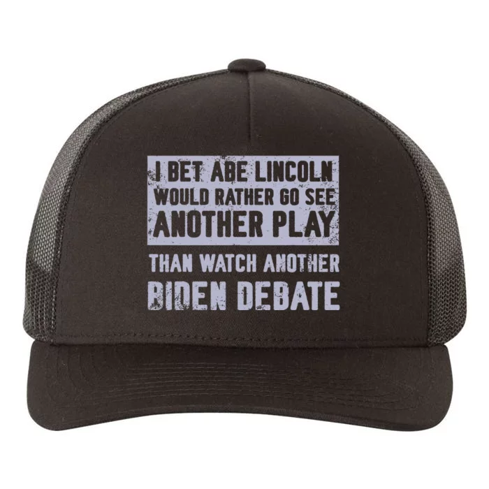 Abe Lincoln Humor Funny Quote Yupoong Adult 5-Panel Trucker Hat