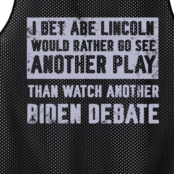 Abe Lincoln Humor Funny Quote Mesh Reversible Basketball Jersey Tank