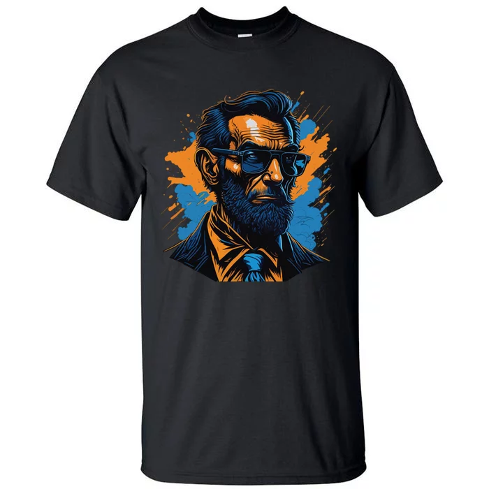 Abraham Lincoln Hipster Tall T-Shirt