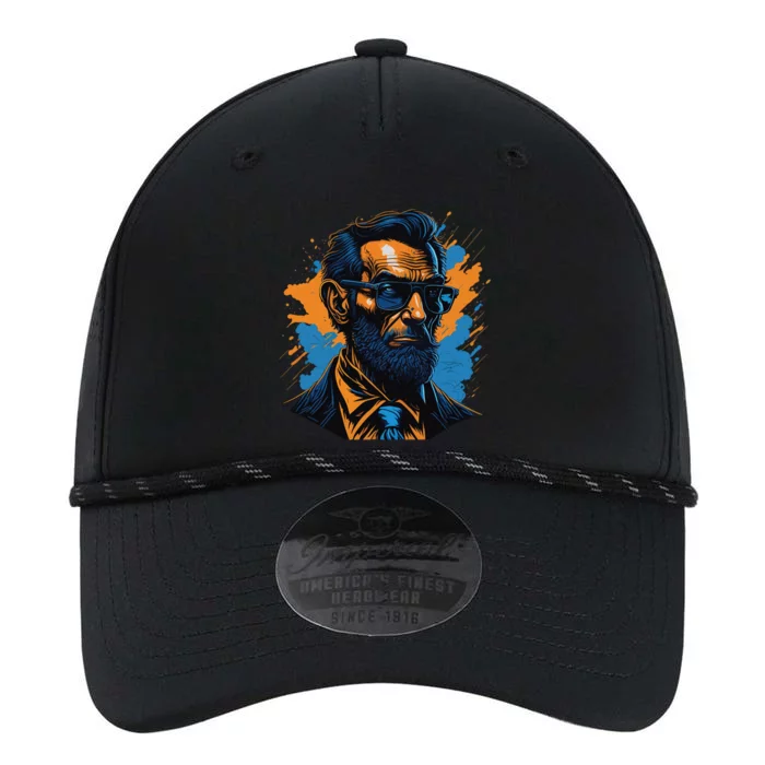 Abraham Lincoln Hipster Performance The Dyno Cap