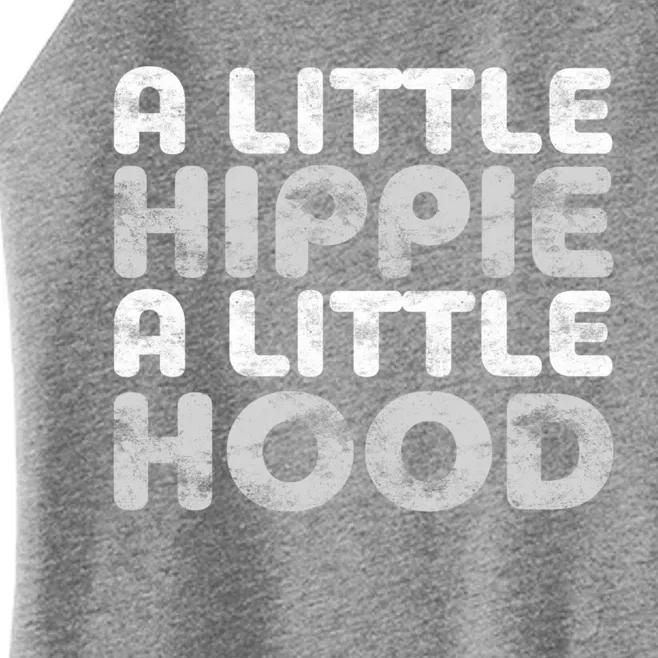 A Little Hippie A Little Hood Gift Gifgift Women’s Perfect Tri Rocker Tank