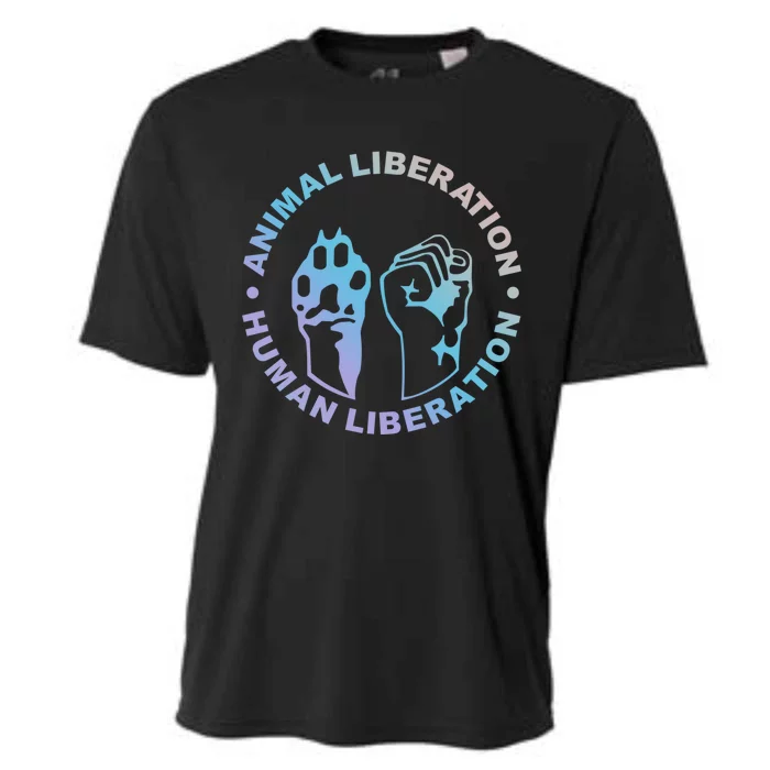 Animal Liberation Hu Liberation Animal Rights Meaningful Gift Cooling Performance Crew T-Shirt