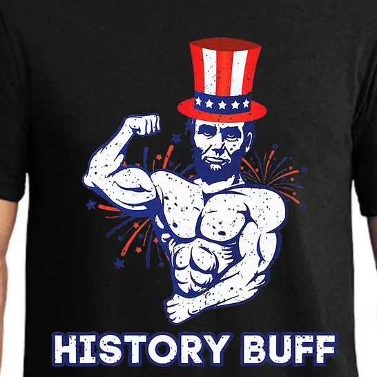 Abraham Lincoln History Buff Funny Weightlifting Workout Gym Pajama Set