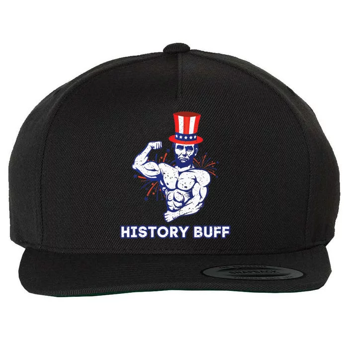 Abraham Lincoln History Buff Funny Weightlifting Workout Gym Wool Snapback Cap