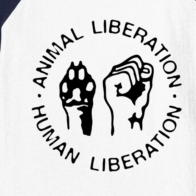 Animal Liberation Hu Liberation Vegan Activist Funny Gift Baseball Sleeve Shirt