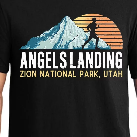 Angels Landing Hiking Trail Zion National Park Utah Pajama Set