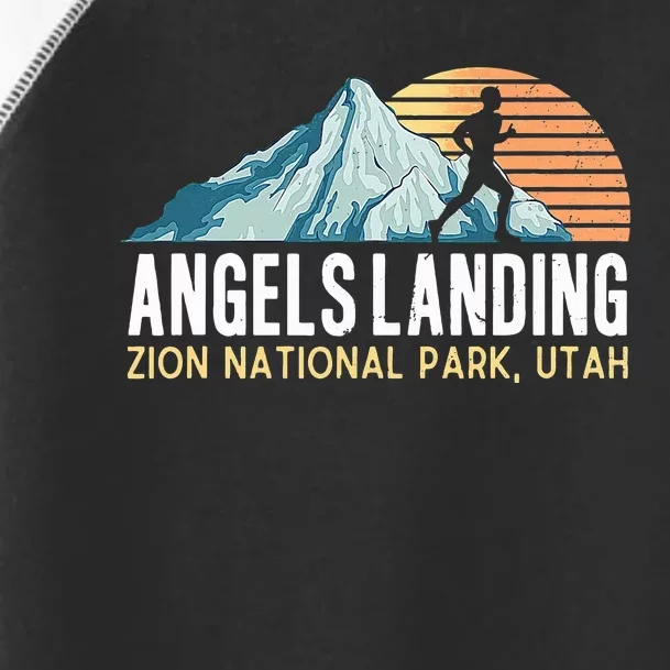 Angels Landing Hiking Trail Zion National Park Utah Toddler Fine Jersey T-Shirt