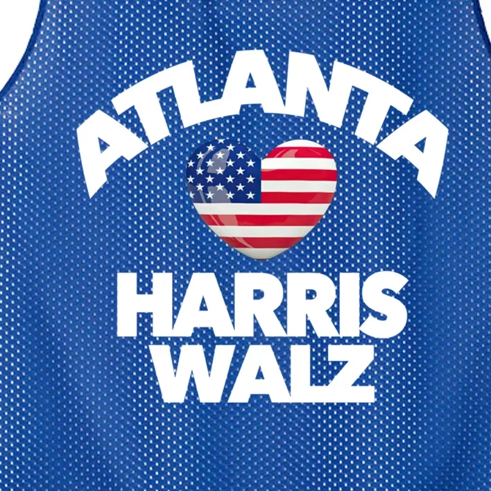 Atlanta Loves Harris Walz America South Usa Election Georgia Meaningful Gift Mesh Reversible Basketball Jersey Tank