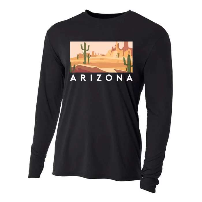 Arizona Lover Holiday Mountain Nature Cooling Performance Long Sleeve Crew