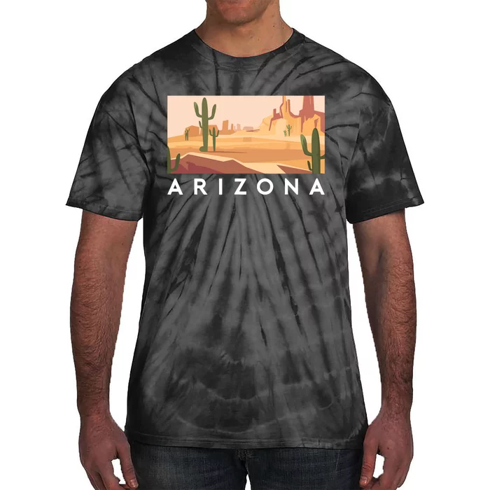 Arizona Lover Holiday Mountain Nature Tie-Dye T-Shirt