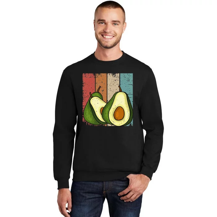 Avocado Lover Healthy Fruit Smoothie Antioxidants Avocado Tall Sweatshirt