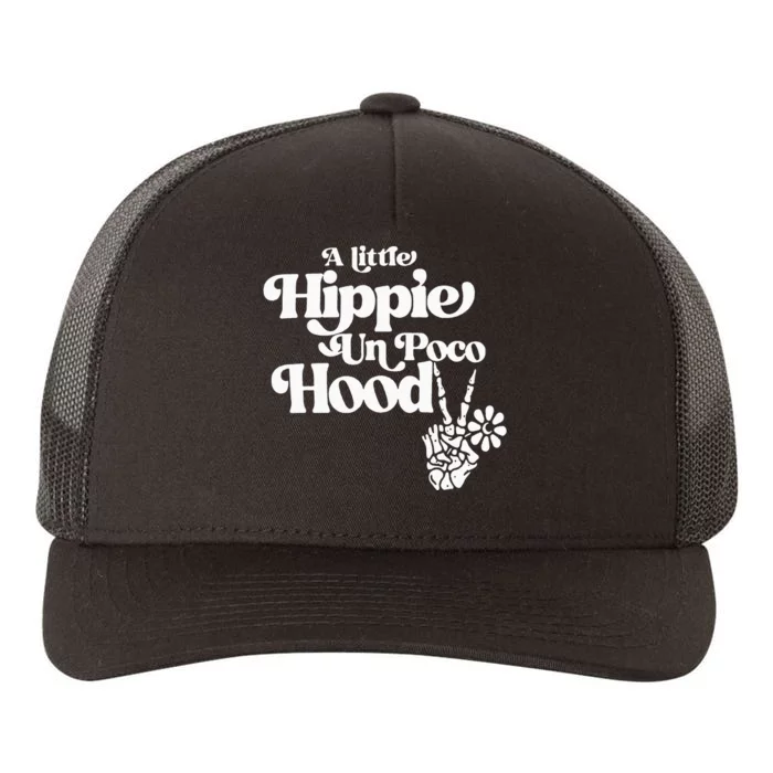 A Little Hippie Un Poco Hood Yupoong Adult 5-Panel Trucker Hat