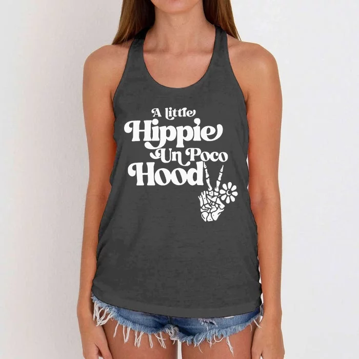 A Little Hippie Un Poco Hood Women's Knotted Racerback Tank