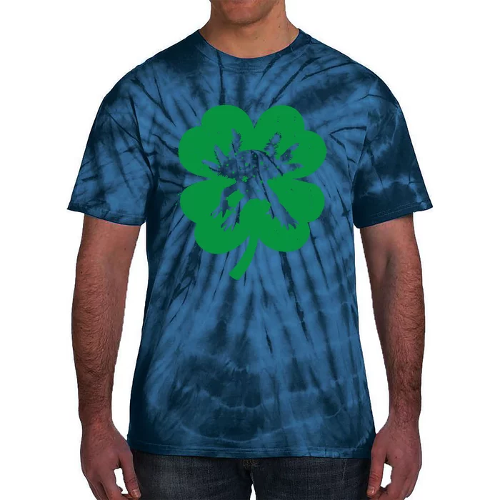 Axolotl Lover Irish Shamrock Leaf St PatrickS Day Cute Gift Tie-Dye T-Shirt