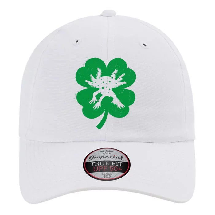 Axolotl Lover Irish Shamrock Leaf St PatrickS Day Cute Gift The Original Performance Cap