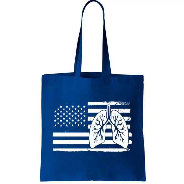 America Lung I Lung Therapy Fight Against Cancer Great Gift Tote Bag