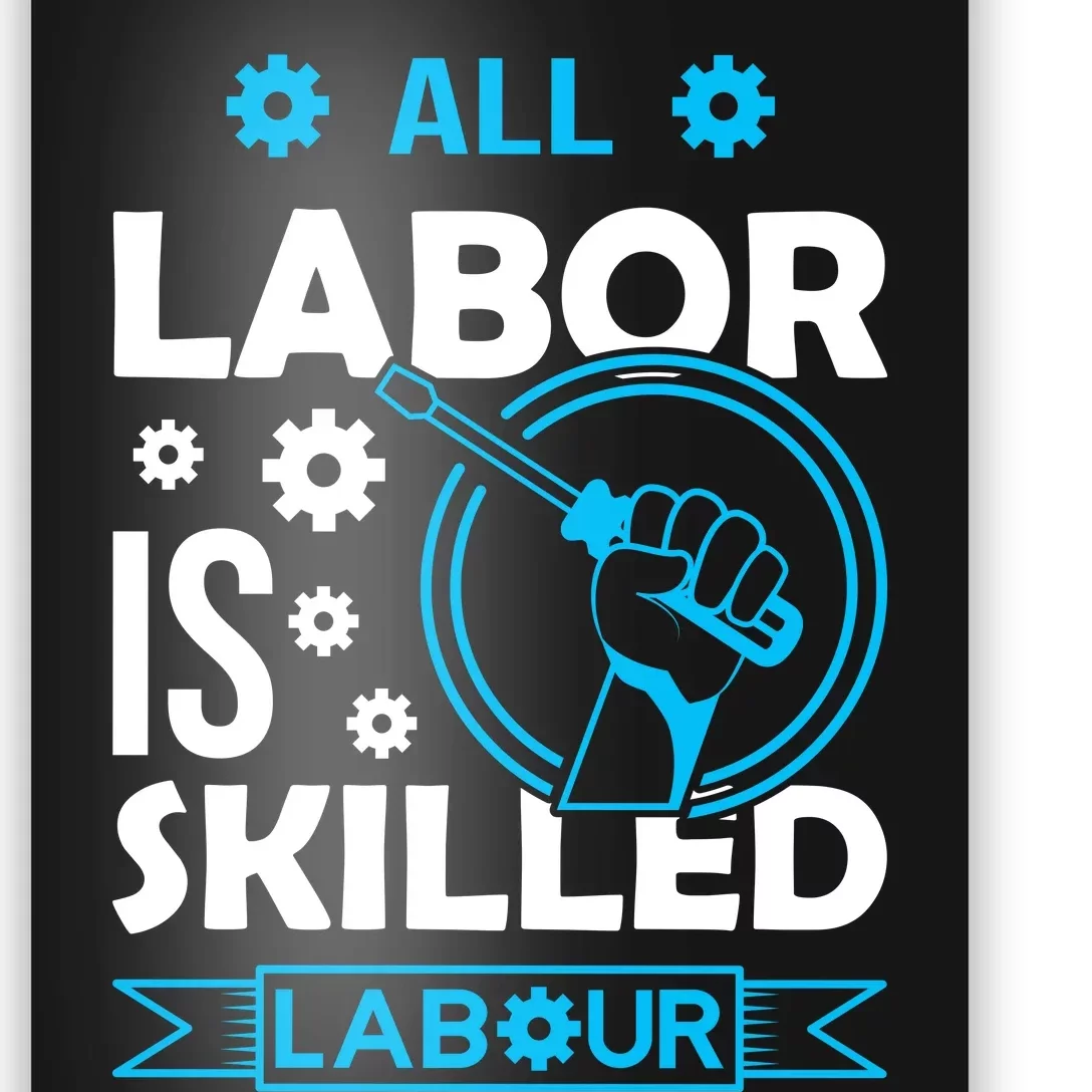 All Labor Is Skilled Labor Day 2024 Celebration Poster