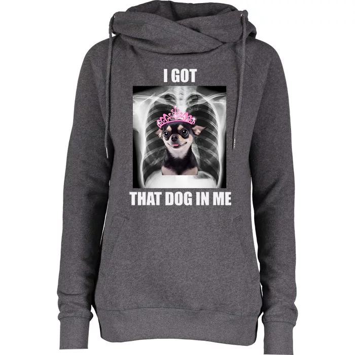 Alana Lintao I Got That Dog In Me Womens Funnel Neck Pullover Hood