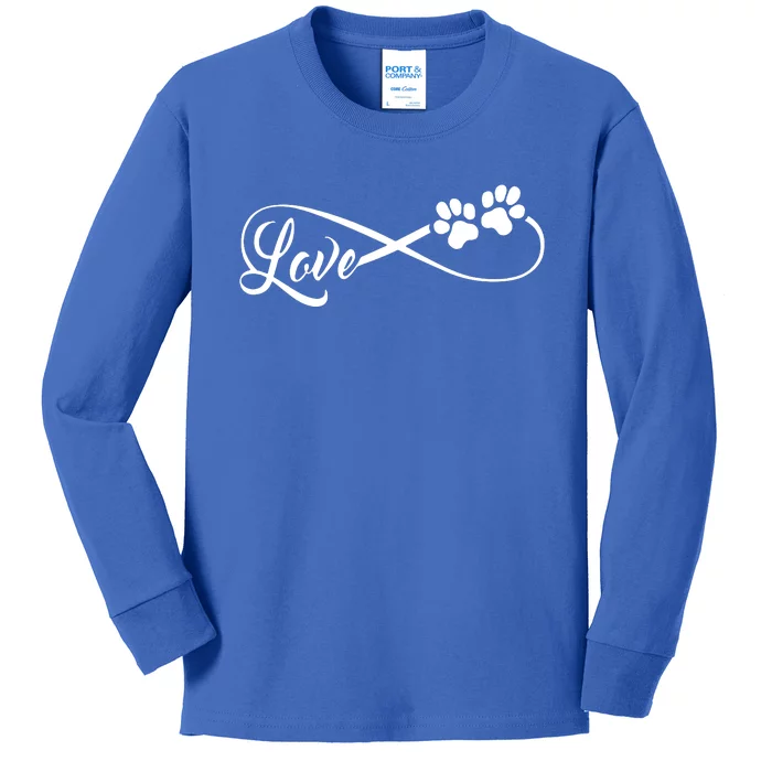 Animal Love Infinite Love Kids Long Sleeve Shirt