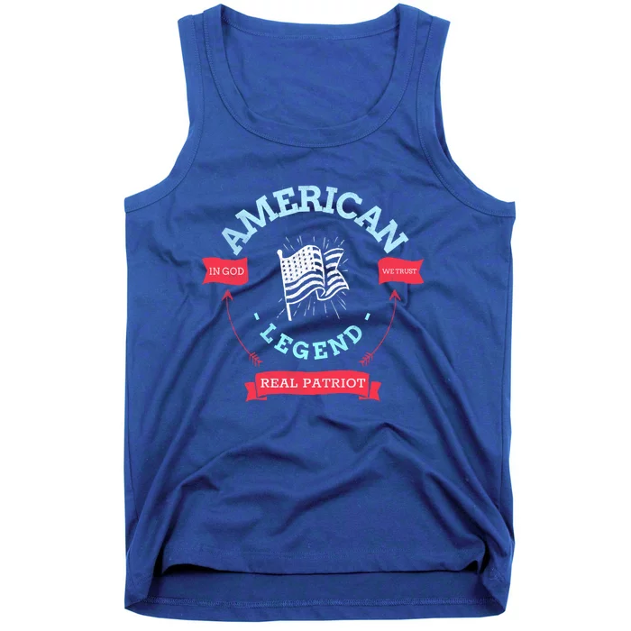 American Legend In God We Trust Patriot Gift Meaningful Gift Great Gift Tank Top