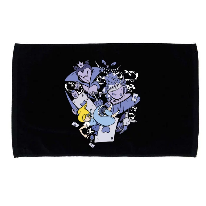 Alice In Wonderland Microfiber Hand Towel