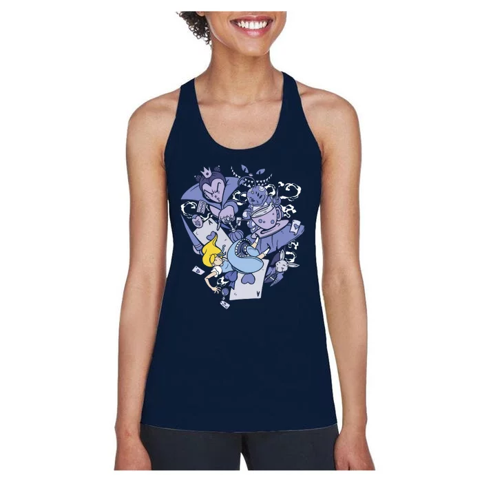 Alice In Wonderland Women's Racerback Tank