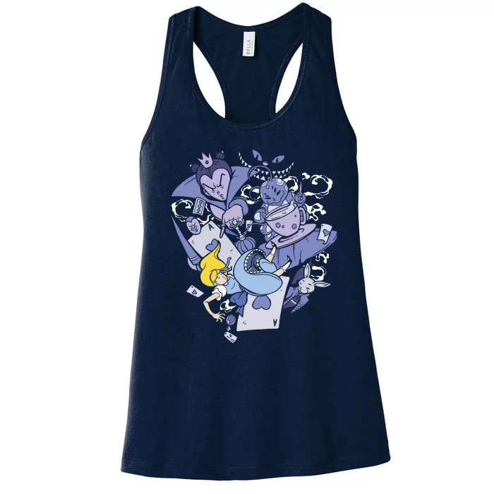 Alice In Wonderland Women's Racerback Tank