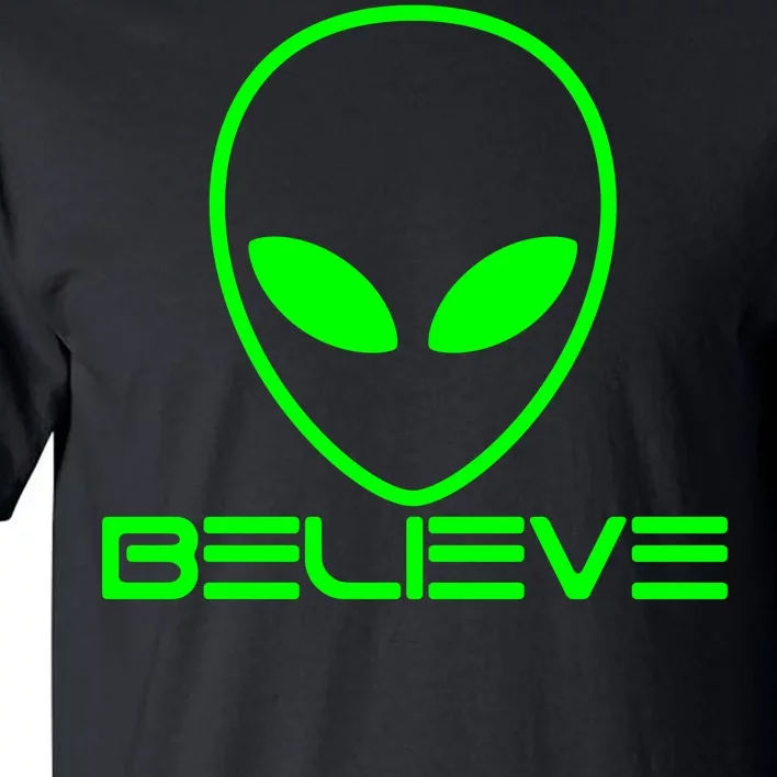 Alien Believe Funny Science Tall T-Shirt