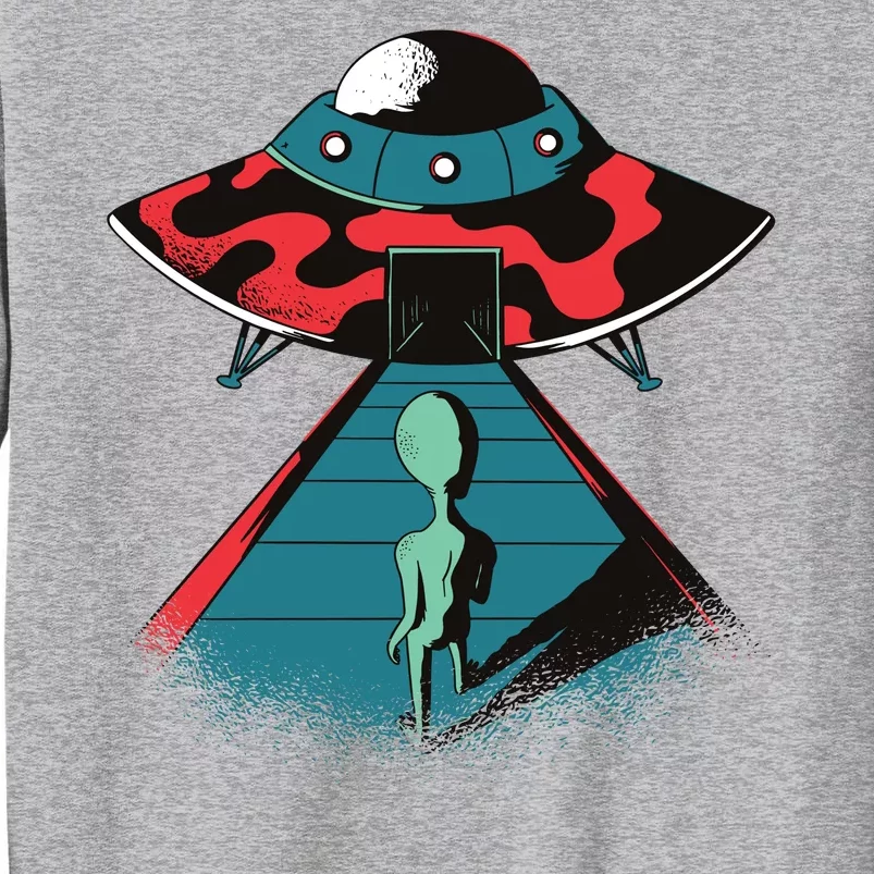 Alien Entering UFO Sweatshirt